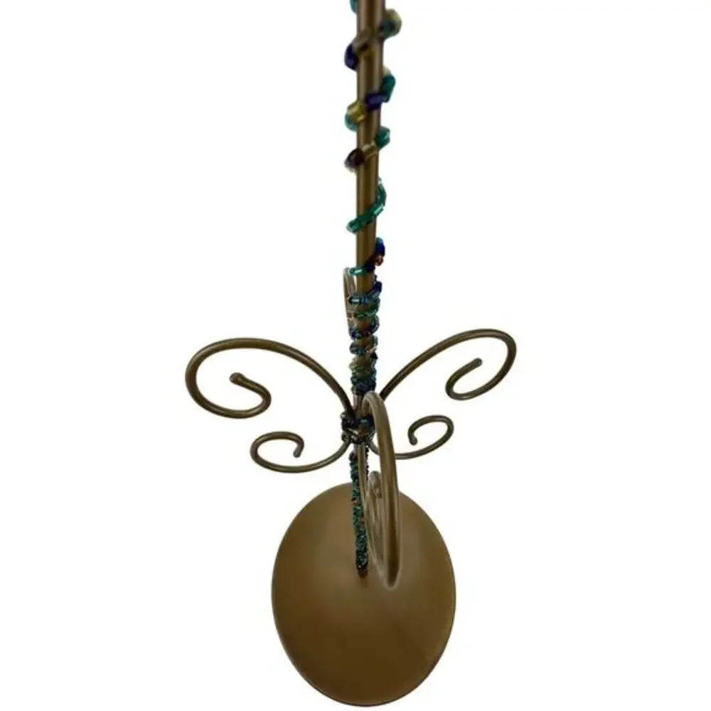 Pier 1‎ Imports Whimsical Bohemian Tall Beaded Bird Jewelry Stand